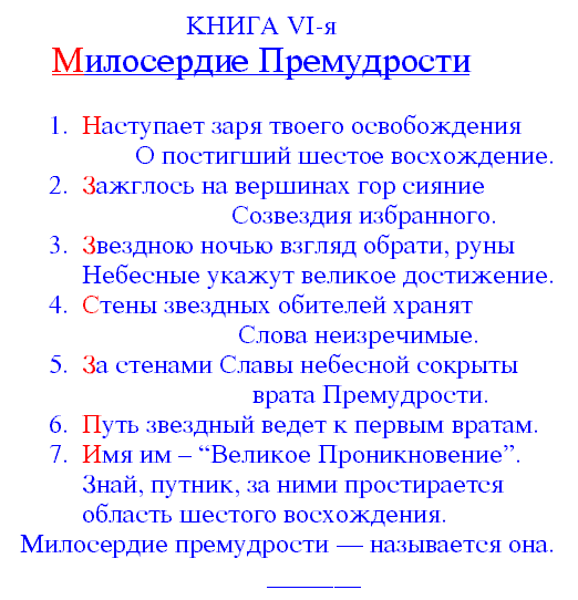 ����� VI '���������� �����������'